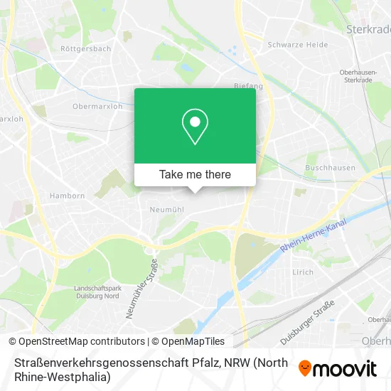 Карта Straßenverkehrsgenossenschaft Pfalz