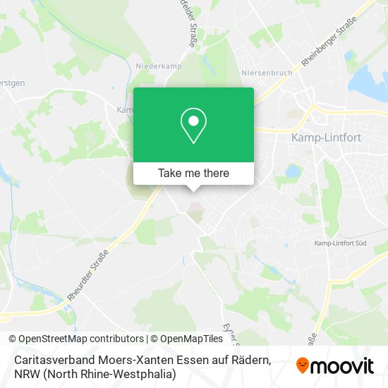 Caritasverband Moers-Xanten Essen auf Rädern map