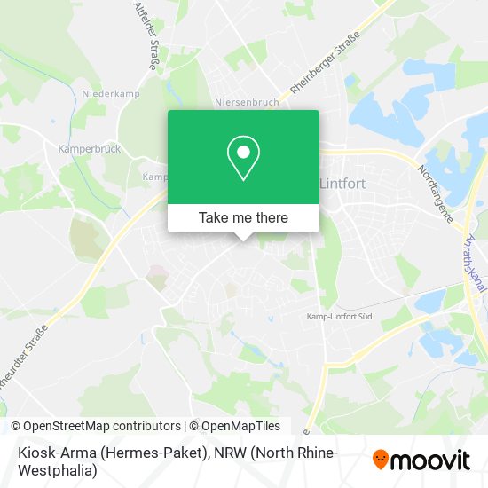 Карта Kiosk-Arma (Hermes-Paket)
