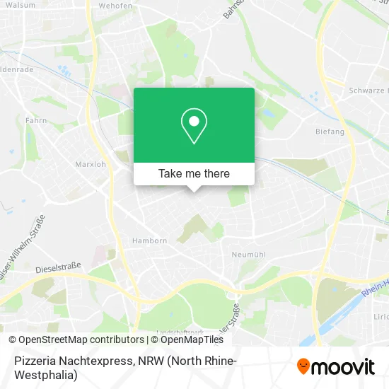 Карта Pizzeria Nachtexpress