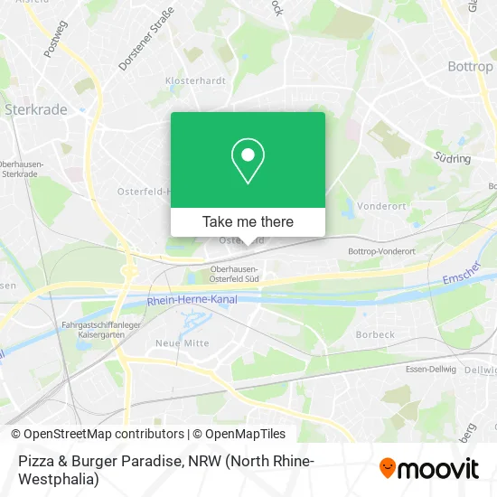 Карта Pizza & Burger Paradise