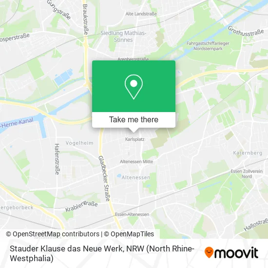 Карта Stauder Klause das Neue Werk