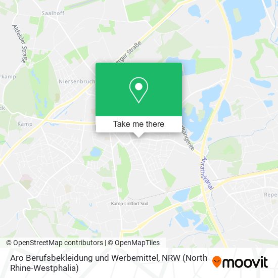 Aro Berufsbekleidung und Werbemittel map