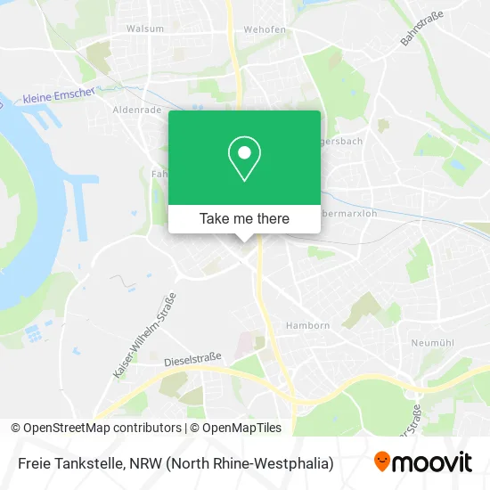 Карта Freie Tankstelle