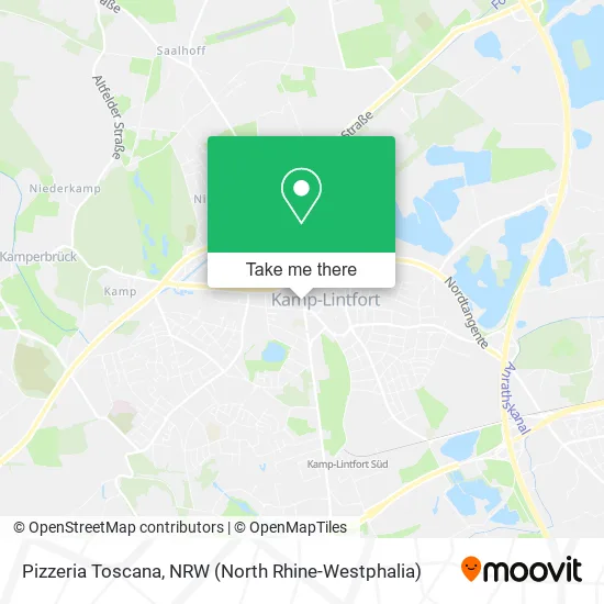 Pizzeria Toscana map