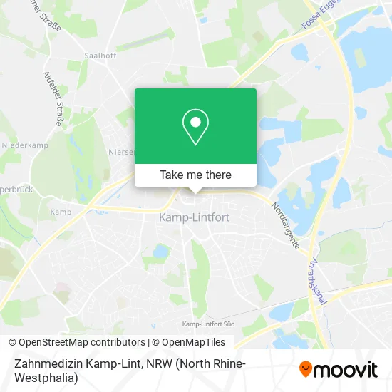 Карта Zahnmedizin Kamp-Lint