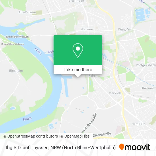 Карта Ihg Sitz auf Thyssen