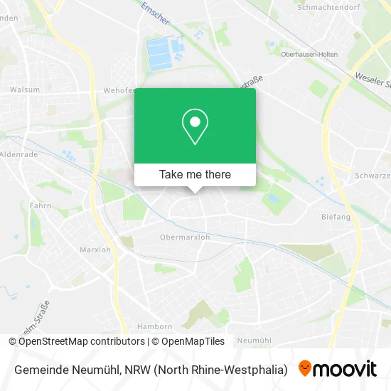Карта Gemeinde Neumühl