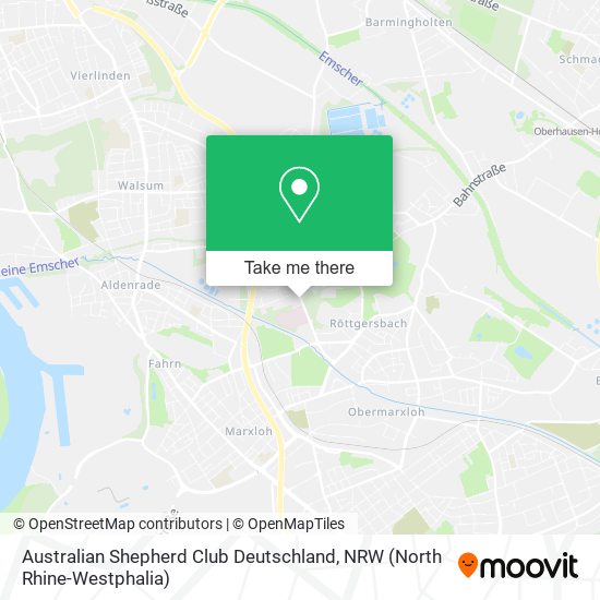 Australian Shepherd Club Deutschland map