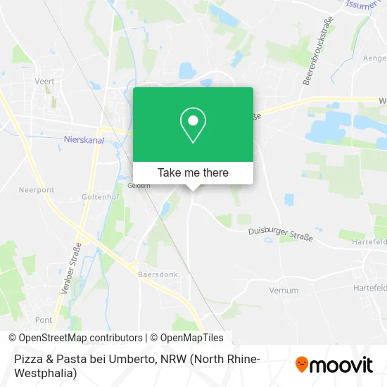 Карта Pizza & Pasta bei Umberto