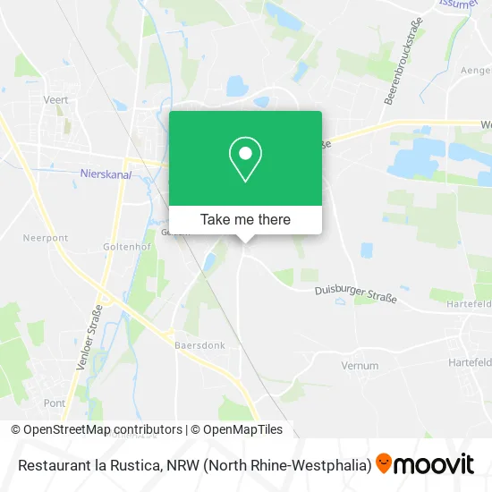 Restaurant la Rustica map