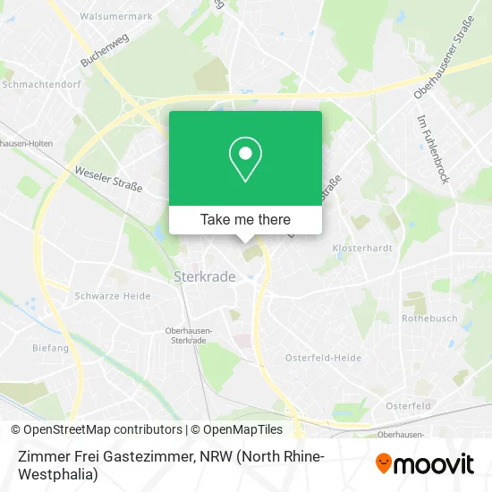 Zimmer Frei Gastezimmer map