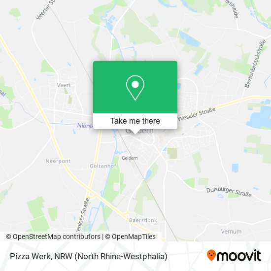 Pizza Werk map