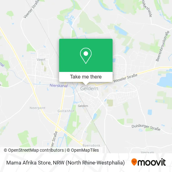 Карта Mama Afrika Store
