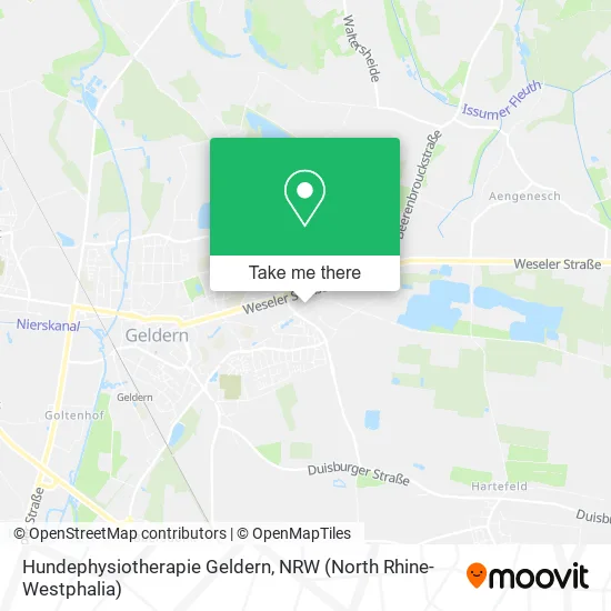 Карта Hundephysiotherapie Geldern