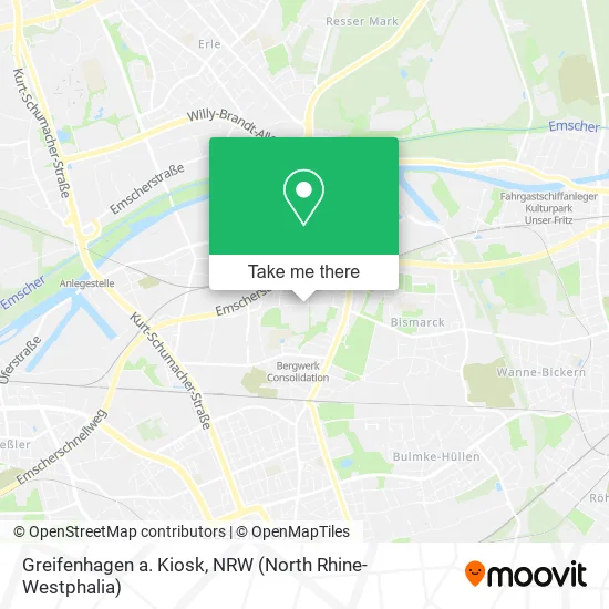 Карта Greifenhagen a. Kiosk