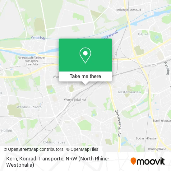 Карта Kern, Konrad Transporte