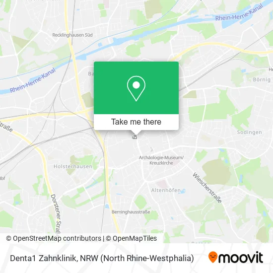 Карта Denta1 Zahnklinik