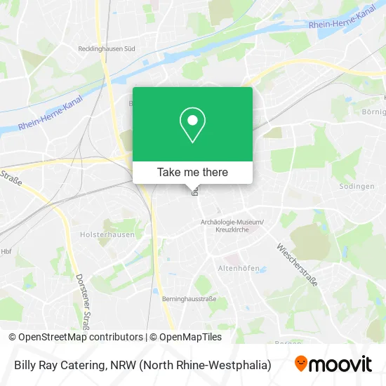 Карта Billy Ray Catering