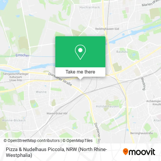 Карта Pizza & Nudelhaus Piccola