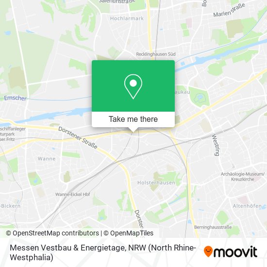 Messen Vestbau & Energietage map