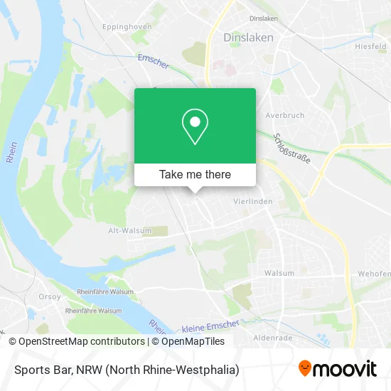 Карта Sports Bar