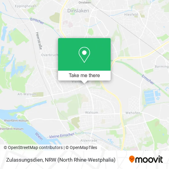 Карта Zulassungsdien