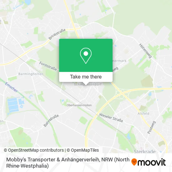 Карта Mobby's Transporter & Anhängerverleih