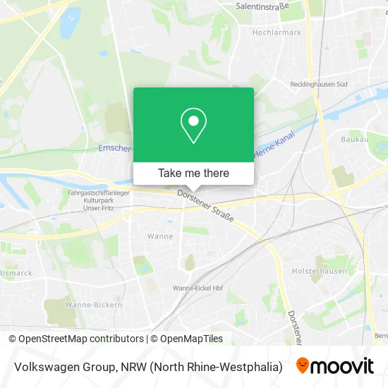 Карта Volkswagen Group