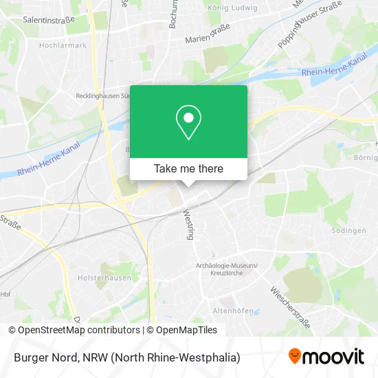 Карта Burger Nord