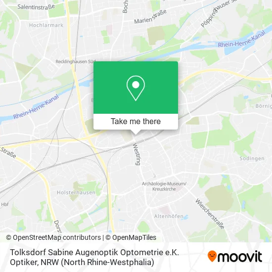 Карта Tolksdorf Sabine Augenoptik Optometrie e.K. Optiker