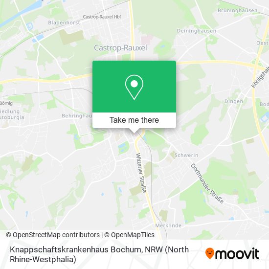 Knappschaftskrankenhaus Bochum map