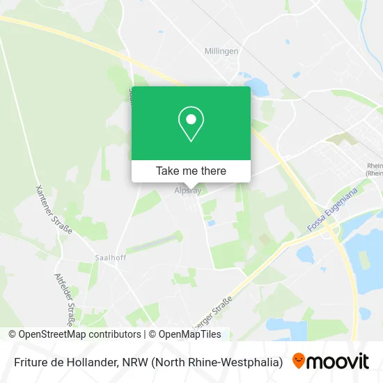 Friture de Hollander map