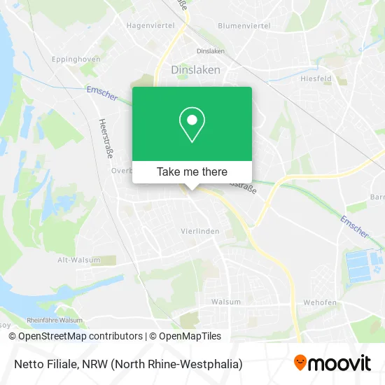 Карта Netto Filiale