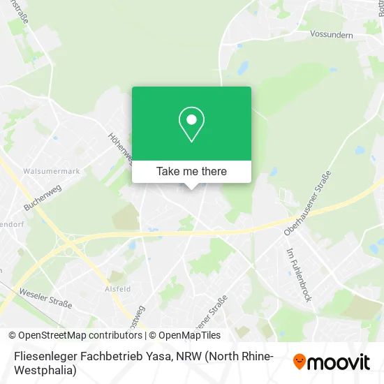 Карта Fliesenleger Fachbetrieb Yasa