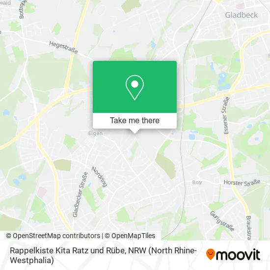 Rappelkiste Kita Ratz und Rübe map