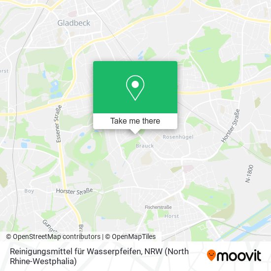 Reinigungsmittel für Wasserpfeifen map