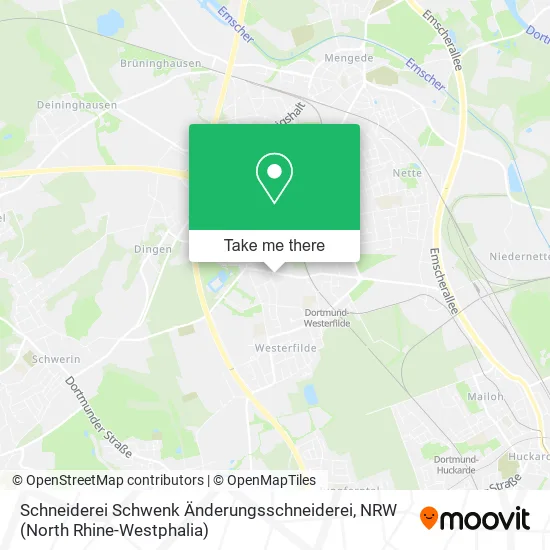 Schneiderei Schwenk Änderungsschneiderei map