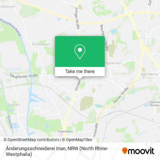 Карта Änderungsschneiderei Inan