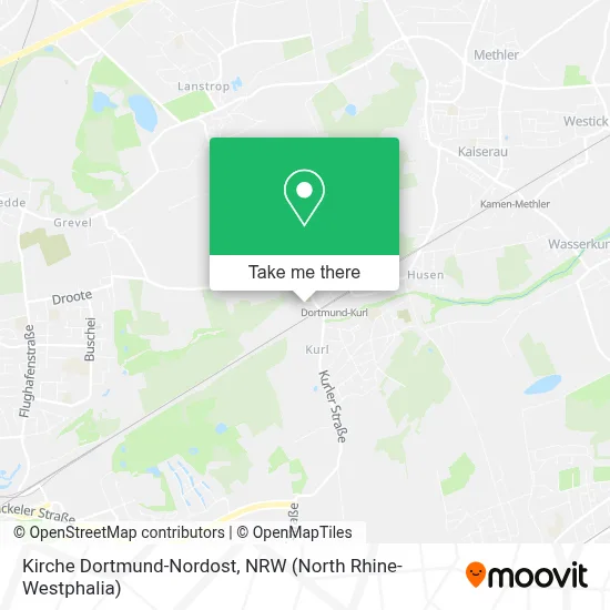 Kirche Dortmund-Nordost map