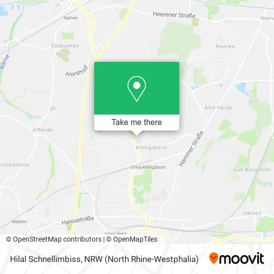 Карта Hilal Schnellimbiss