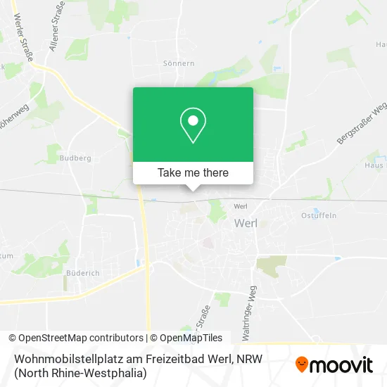 Карта Wohnmobilstellplatz am Freizeitbad Werl