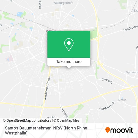 Santos Bauunternehmen map