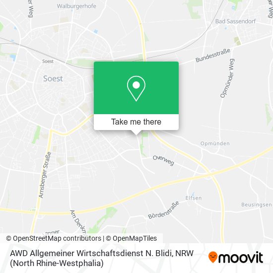 AWD Allgemeiner Wirtschaftsdienst N. Blidi map