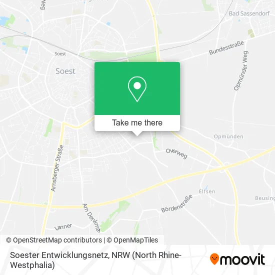 Карта Soester Entwicklungsnetz