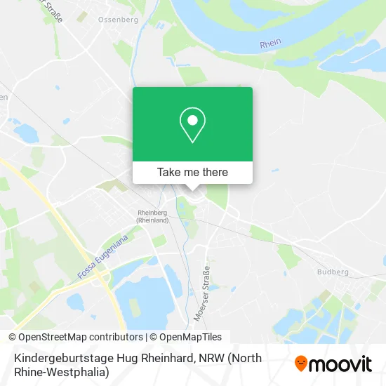 Карта Kindergeburtstage Hug Rheinhard