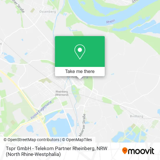 Карта Tspr GmbH - Telekom Partner Rheinberg