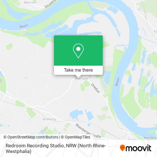 Redroom Recording Studio map