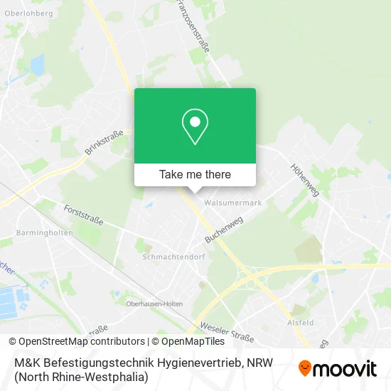 Карта M&K Befestigungstechnik Hygienevertrieb