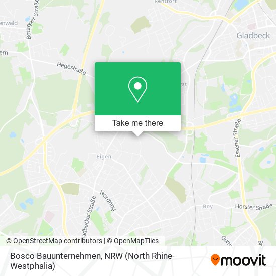 Bosco Bauunternehmen map